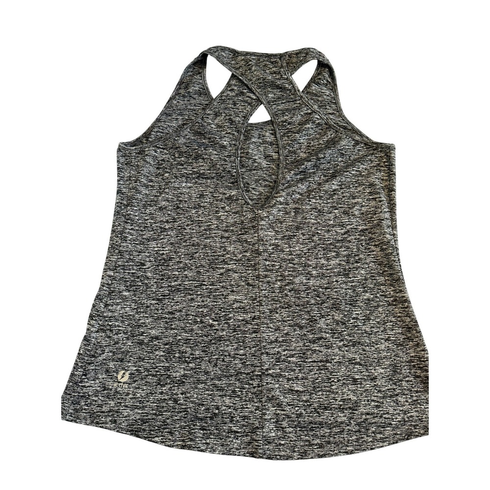 Women's L Athletic Racerback Cut Out Back Tank Top Gym‎ Sport Athleisure Hiking